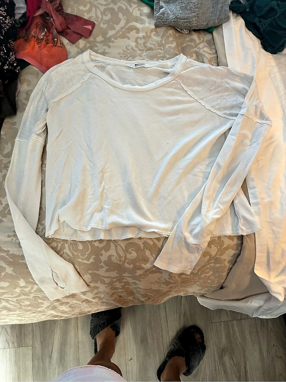 LA Made long Sleeve Tee White